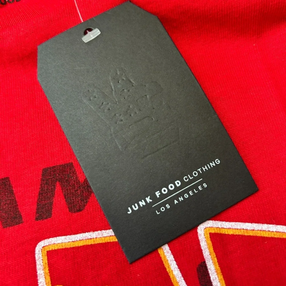NWT Miami Heat Short Sleeve Tee Shirt Medium Junk Food Brand NBA Authentic - Picture 7 of 9